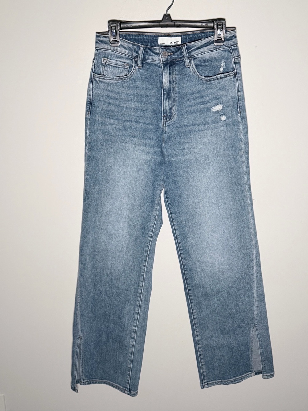 Vervet By Flying Monkey Vintage Split Wide Leg Denim. Size 28